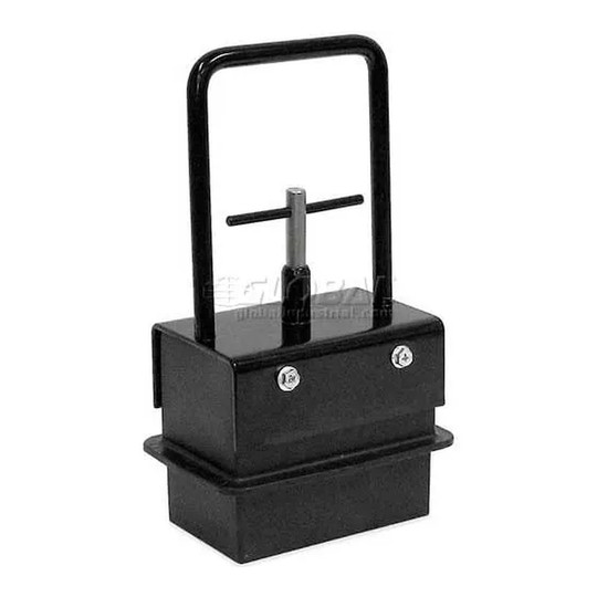 Black magnetic bulk parts lifter with nylon base