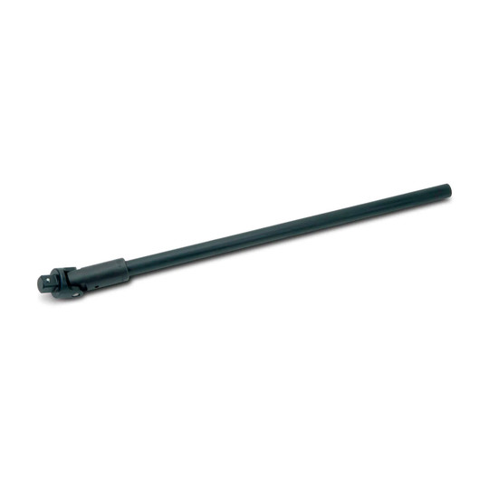 Chrome flex handle breaker bar with knurled grip and 1 inch square drive