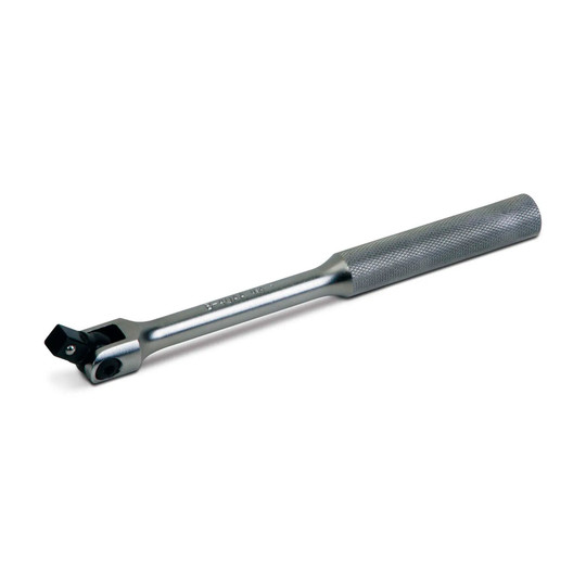 Chrome 3/8-inch drive flex handle, 8-9/16-inch length