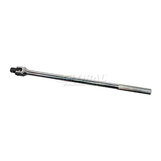 Silver 1/2 in. drive breaker bar with 17 in. flex handle