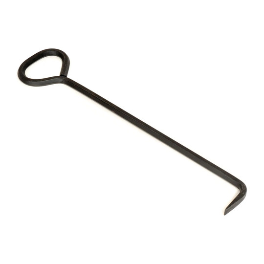 24-inch steel manhole cover bar with hardened diamond point