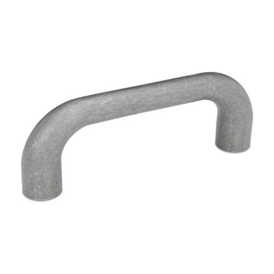 Gray cast iron cabinet U handle with tapped holes