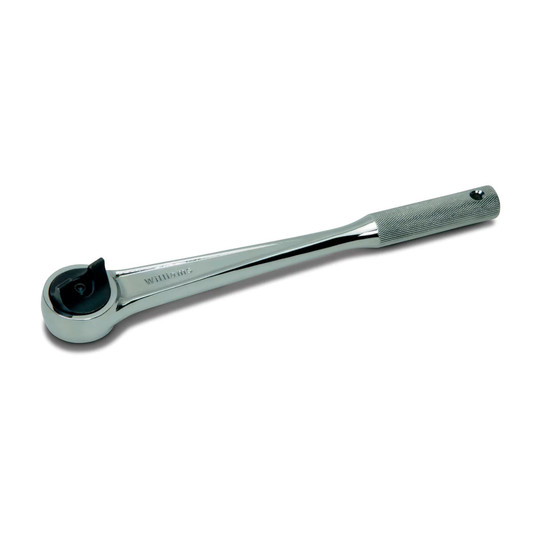 Chrome 1/2-inch drive round-head lineman ratchet