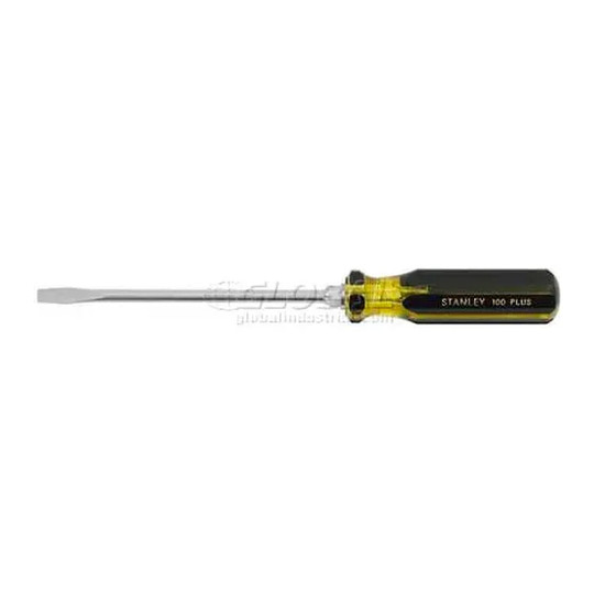 5/16 in. x 8 in. slotted tip screwdriver with acetate handle and hex bolster