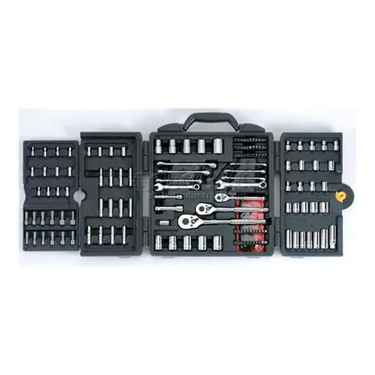 170-piece mechanics tool set with sockets, ratchets and carrying case