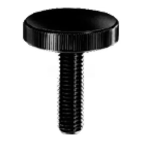 Stainless steel DIN 464 knurled thumb screw, M4 x 12
