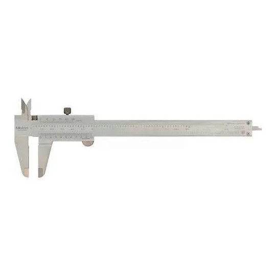 6 inch 150 mm inch metric vernier caliper with satin chrome finish