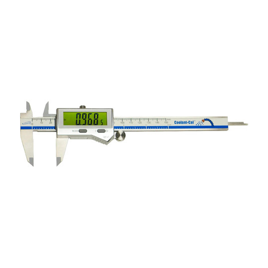 Large-display IP67 digital caliper with stainless steel frame