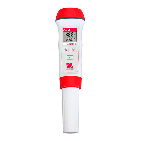 Compact conductivity pen meter with LCD display