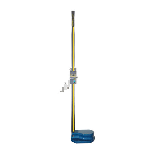 Absolute digital height gauge with carbide-tipped scriber and large LCD display