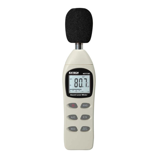 Digital sound level meter with analog bargraph