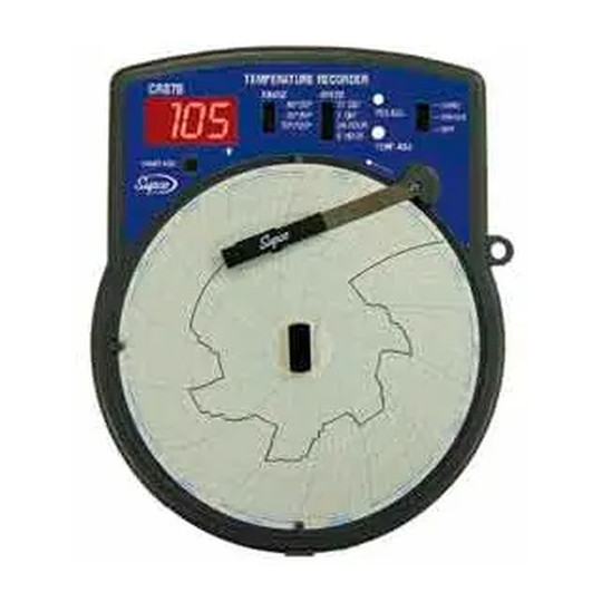 7-day temperature recorder chart paper for -20° to +50°F range