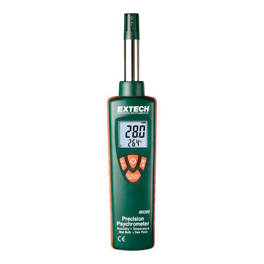 Precision psychrometer with included case