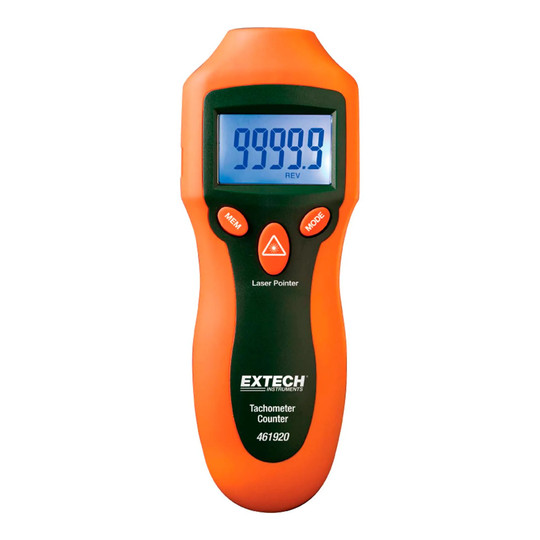 Mini laser photo tachometer and counter with LCD display