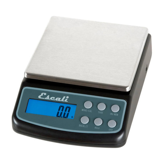 High-precision digital lab scale with removable stainless steel top