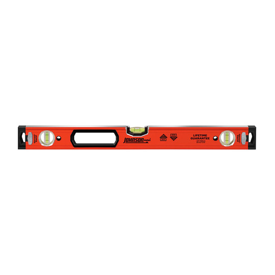 24-inch aluminum box level with removable endcaps
