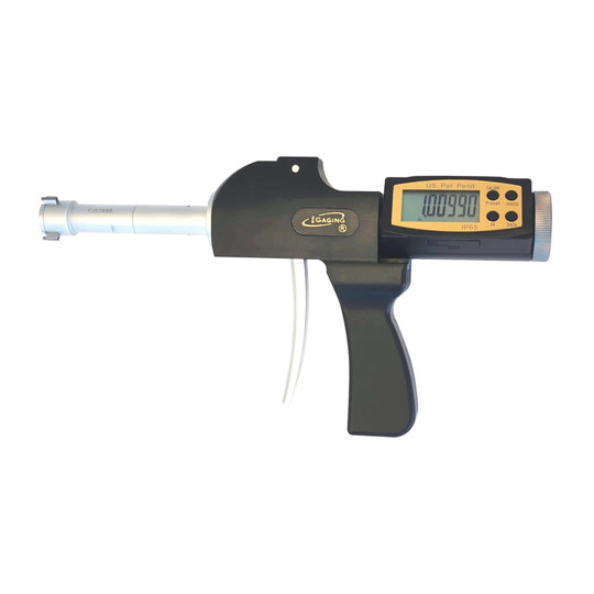 Digital pistol-grip three-point internal micrometer bore gauge for 1.0 to 1.2 inch bores