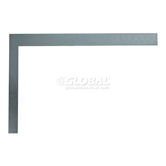 16 x 24 inch steel carpenter's square with embossed measurement graduations