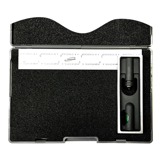 Black high-precision double square with 6-inch steel blade and adjustable head