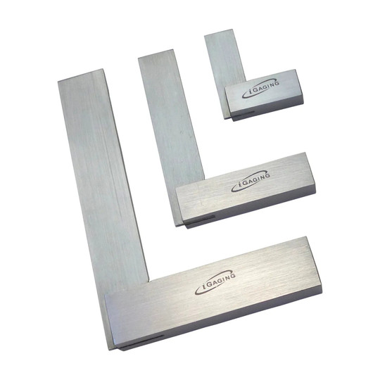 Machinist square set with protective case
