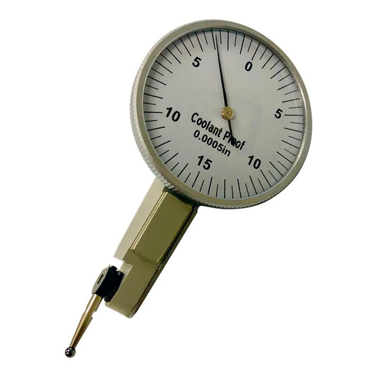 Dial test indicator with 0.030 in. range and 0.0005 in. graduations