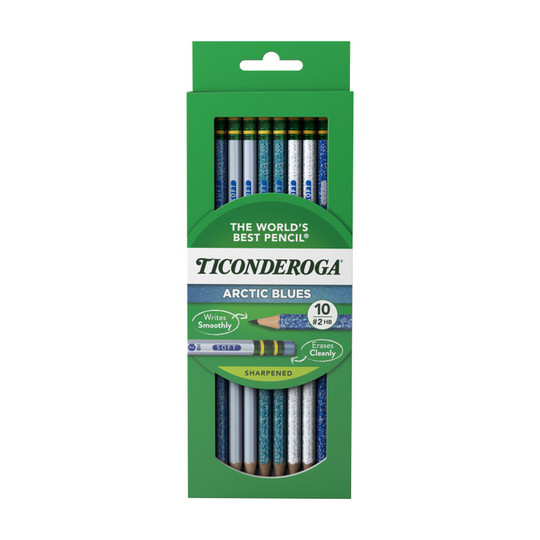 Arctic Blue No. 2 Pencil Assortment, 10-Pack