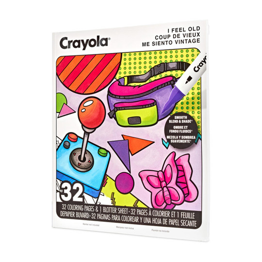 I Feel Old Adult Coloring Book, 32 Pages