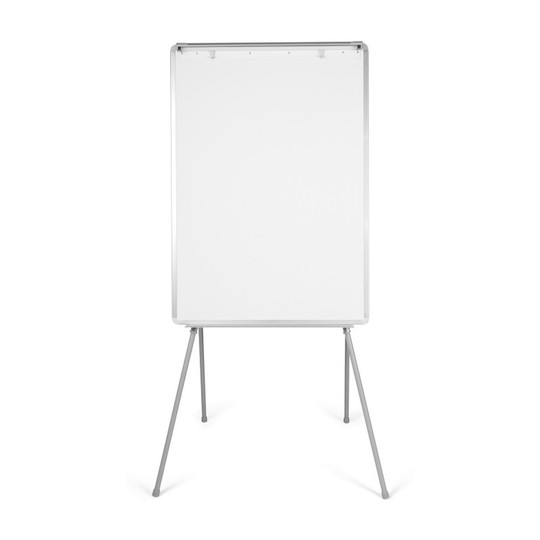Non-Magnetic Dry Erase Quad-Pod Presentation Easel, Silver, 29.5 x 42 Inch