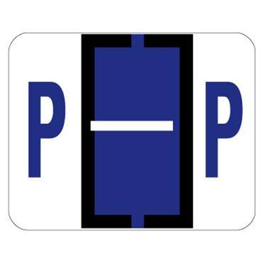 Smead Alphabetic Labels - BCCR Series (Rolls) P- Purple