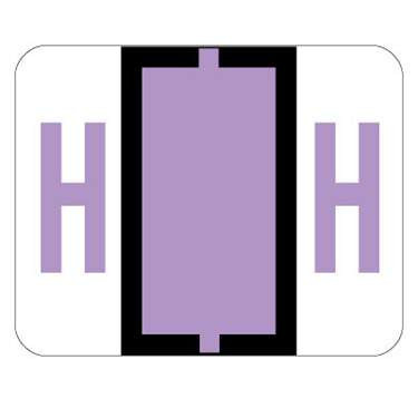 Smead Alphabetic Labels - BCCR Series (Rolls) H- Lilac