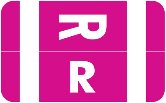 Smead Alphabetic Labels - Alpha-Z ACC Series (Rolls) R- Purple