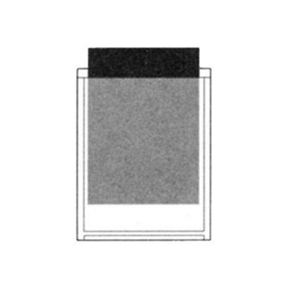 Adhesive Back Poly Pocket - 5" x 6-1/2" - Clear - 100/Pack