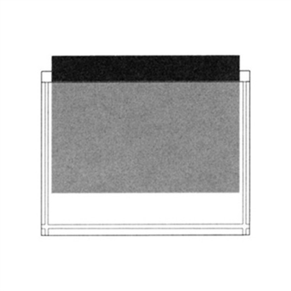 Adhesive Back Poly Pocket - 11" x 9" Overall (10-1/2" x 8-1/2" Inside Dimension)- Clear - 100/Pack