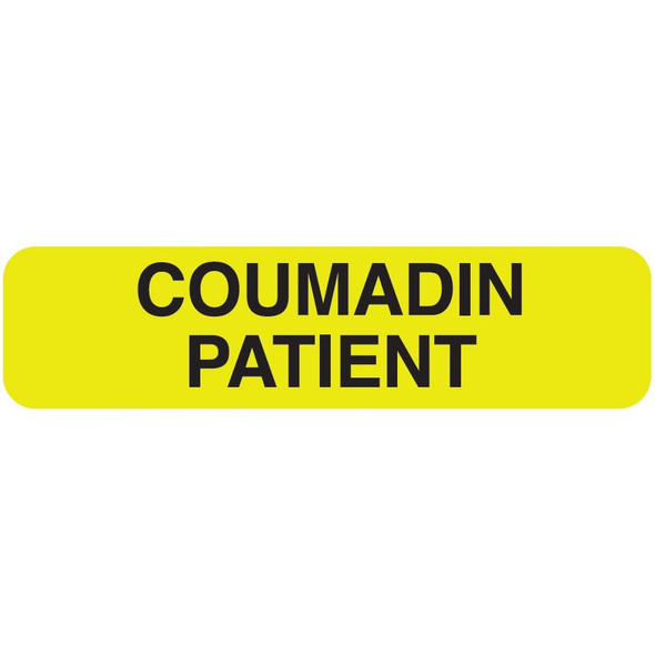 Coumadin Patient Label 1