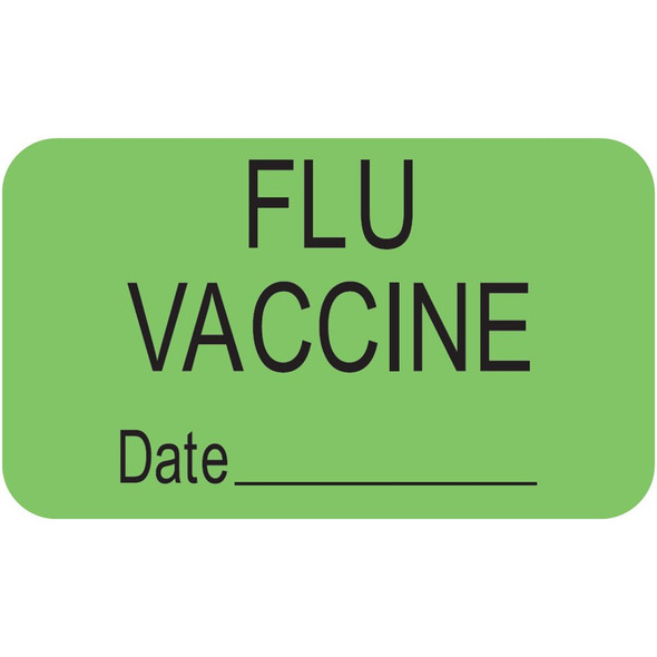 Flu Vaccine Label