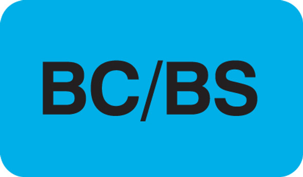 BC/BS Label 1