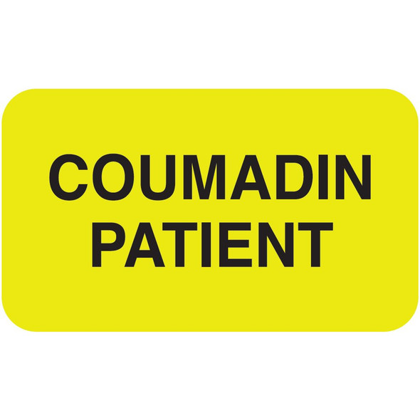 Coumadin Patient Label