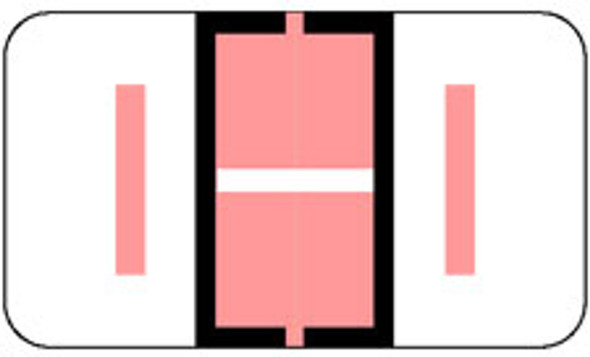 JETER Alphabetic Labels - 5100 Series (Rolls) I - Pink