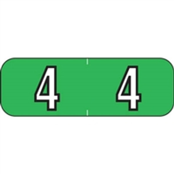 Barkley Systems Numeric Label - FNBAM Series (Rolls) - 4 - Green