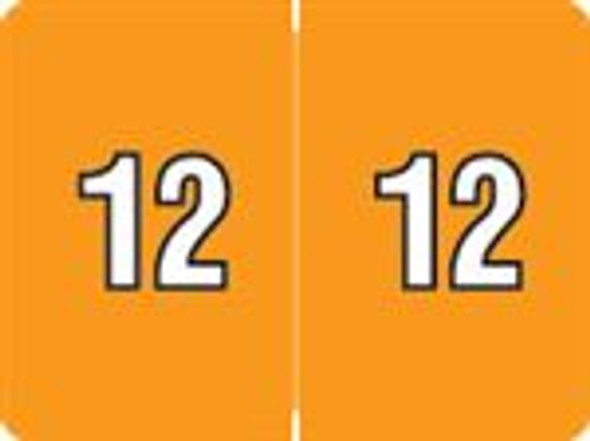 DataFile Yearband Label - AL8800 Series (Rolls) - 2012 - Lt. Orange