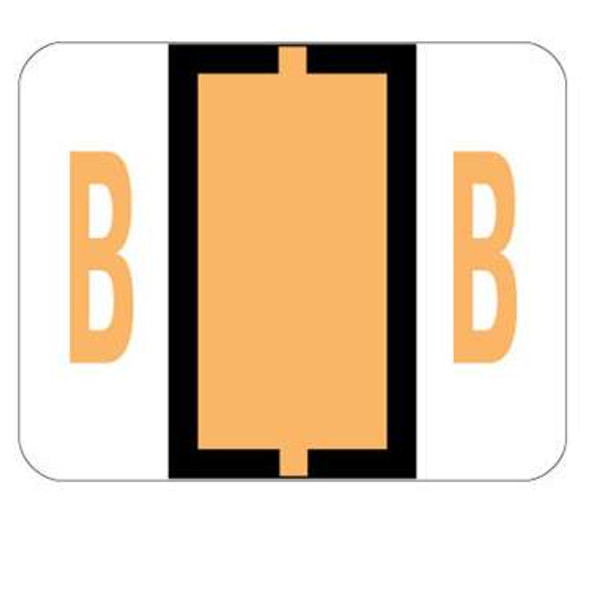 TAB Alphabetic Labels - 1286 Series (Sheet) B- Lt. Orange