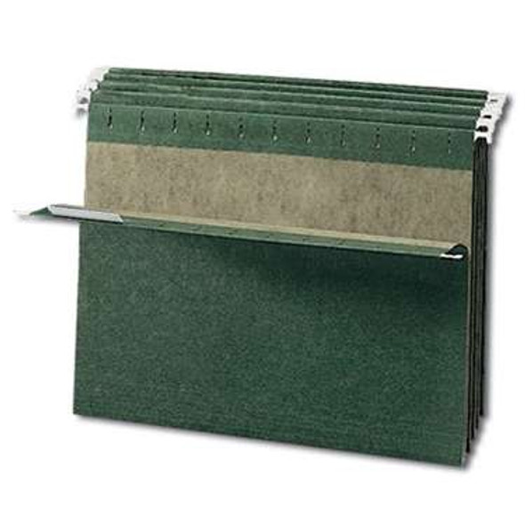 Smead Hanging File Folder, Letter Size, Standard Green, 25 per Box (64010) - 10 Boxes