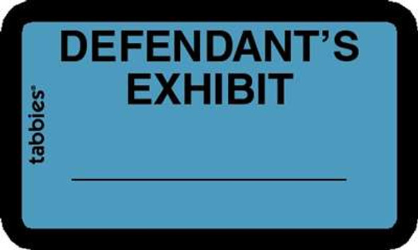 Defendant's Exhibit Blue, 252 Labels/Pkg