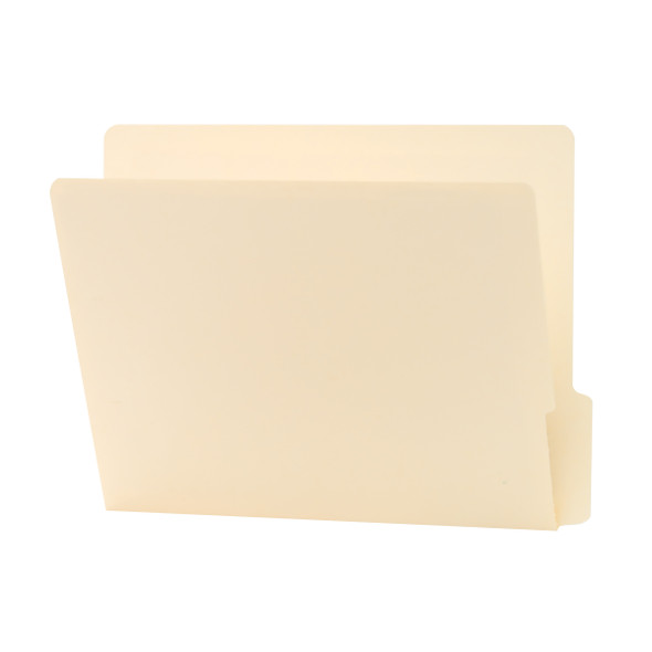Smead End Tab File Folder, Shelf-Master Reinforced 1/3-Cut Tab Bottom Position, Letter Size, Manila, 100 per Box (24137)