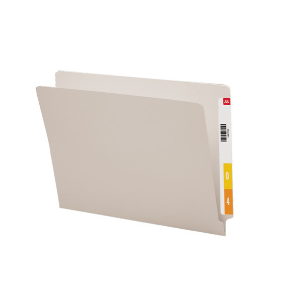 Smead 25310  Colored End Tab File Folder, Shelf-Master Reinforced Straight-Cut Tab, Letter Size, Gray, 100 per Box (25310)