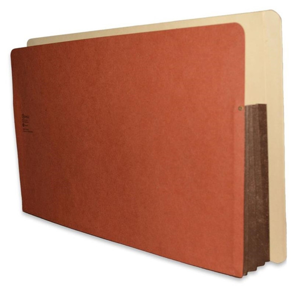 Redweld Expanding File folder, 3 1/2" Accordion Expansion, Paper Gusset, Legal Size - Top Side Tab - Carton of 50