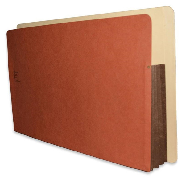 Redweld Expanding File folder, 3 1/2" Accordion Expansion, Paper Gusset, Legal Size; 10" H x 15" W, Carton of 50