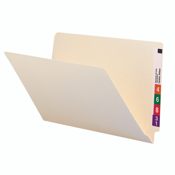 Smead End Tab File Folder, Straight-Cut Tab, Legal Size, Manila, 100 per Box (27100) - 5 Boxes