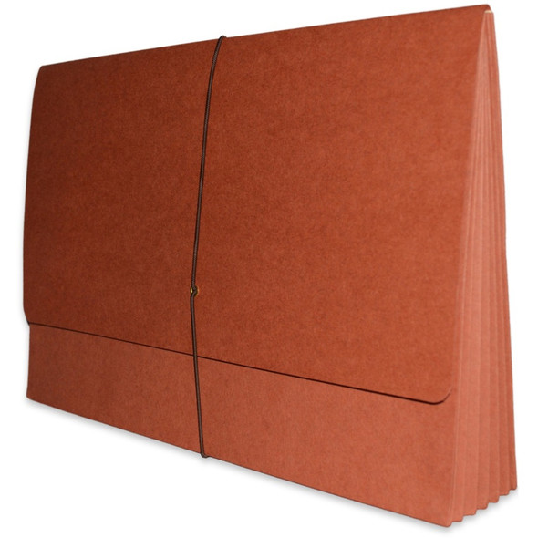 Redweld Expanding Envelope, 1B Elastic Closure, 5 1/4" Expansion, Paper Gusset, Legal Size - 50/Carton