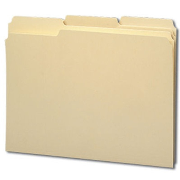 Smead File Folder, Reinforced 1/3-Cut Tab, Letter Size, Manila, 100 Per Box (10434)